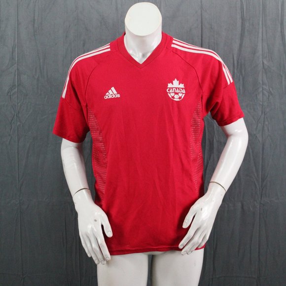 adidas Shirts Team Canada Soccer Jersey 202 Home Jersey By Adidas